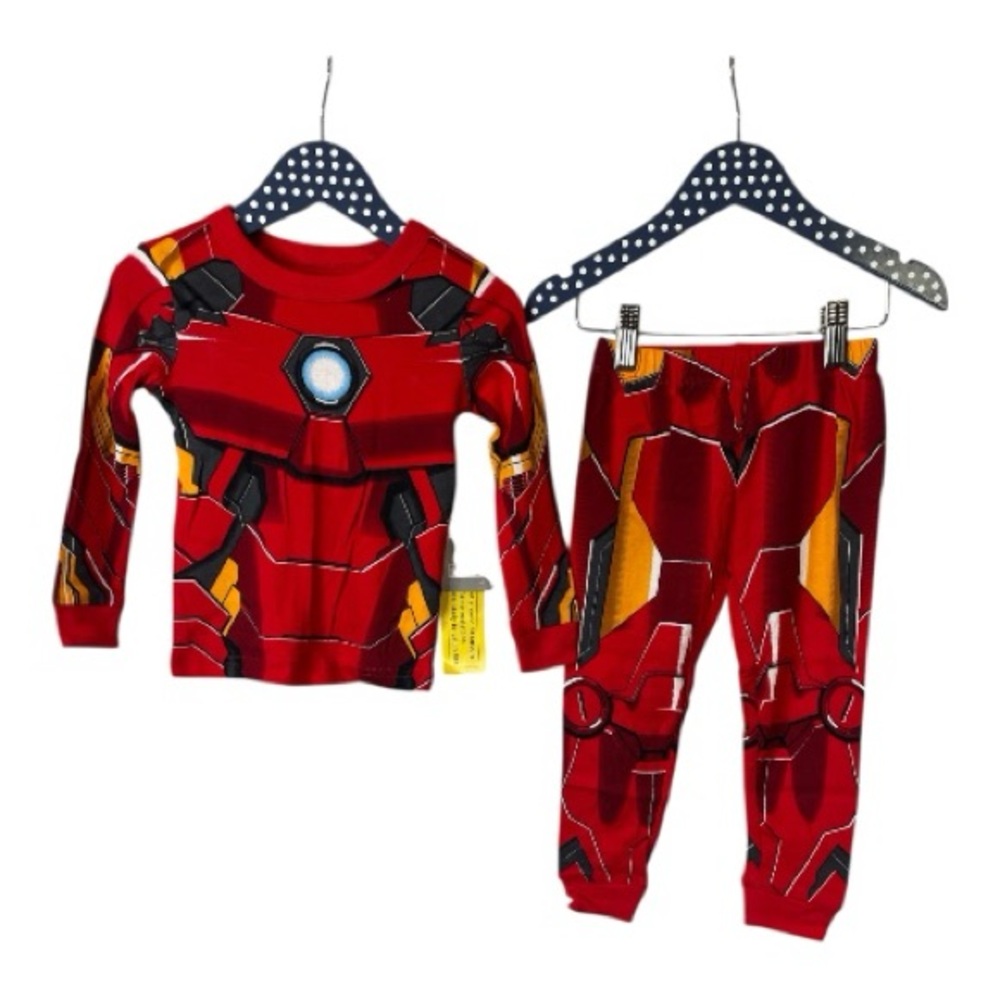 Disney Marvel Iron Man Boys Pajama Costume Set, Size 2 New
